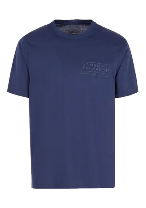 T-shirt regular fit in cotone mercerizzato con logo sul petto ARMANI EXCHANGE | T-shirt | 3DZTJH ZJ9AZ15BA